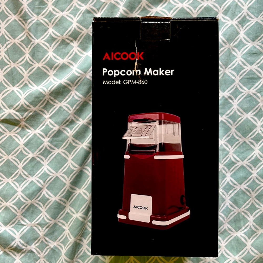 BNIB AICOOK popcorn maker